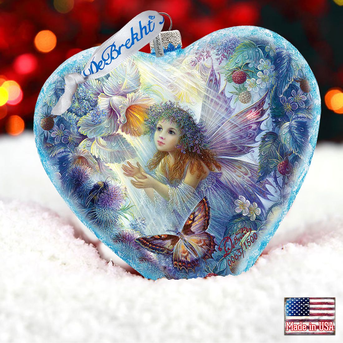 Flower Fairy Glass Ornament Limited Edition by Strelkina at G. DeBrekht