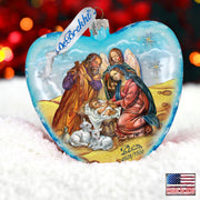 Nativity Glass Ornament Limited Edition
