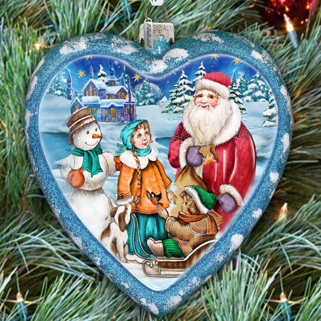 Holiday Trip Glass Ornament Limited Edition by G. DeBrekht - Christmas Decor - 738-086