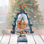 Flying to Town Tree Handcrafted Christmas Figurine