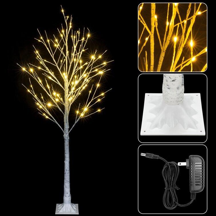 Birch Snow Lighted Trees and Branches - Christmas Trees USA