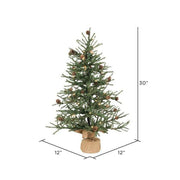 Carmel Pine 30'' Lighted Artificial Pine Christmas Tree - Christmas Trees USA