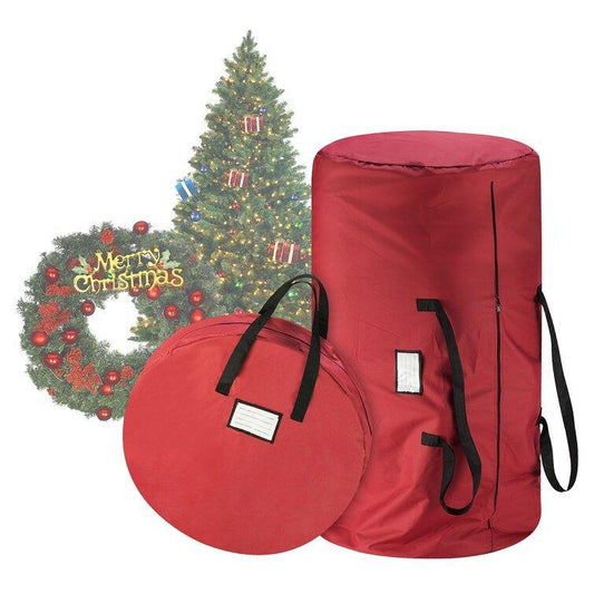 Christmas 2 Piece Storage Set - Christmas Trees USA