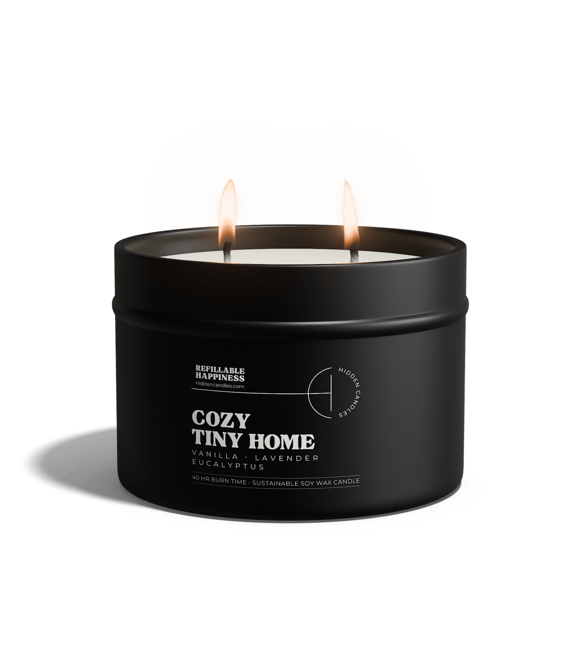 Cozy Tiny Home Candle 10.6 oz – Lavender, Vanilla & Eucalyptus