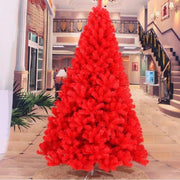 180CM & 240CM Tall Luxury Red Christmas Tree - PVC, Reinforced Frame - Christmas Trees USA