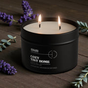 Cozy Tiny Home Candle 10.6 oz – Lavender, Vanilla & Eucalyptus