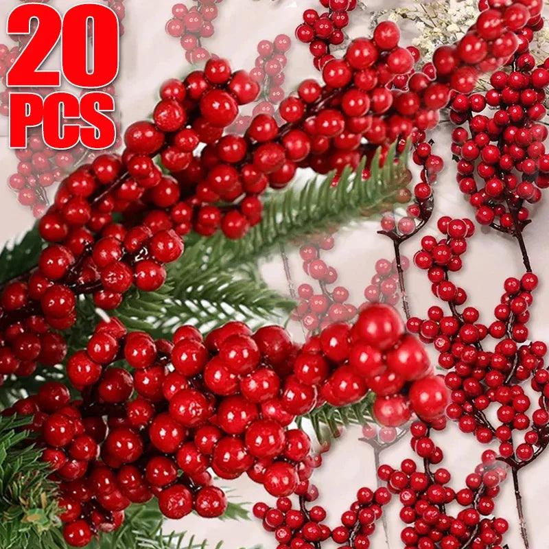 Christmas Table Decoration Artificial Berry Branches