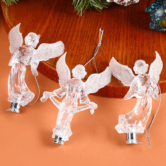 Christmas Crystal Snowflake Ornaments Xmas Tree