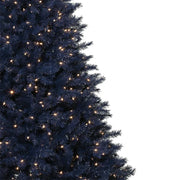 Artificial Black Christmas Tree with LED Lights