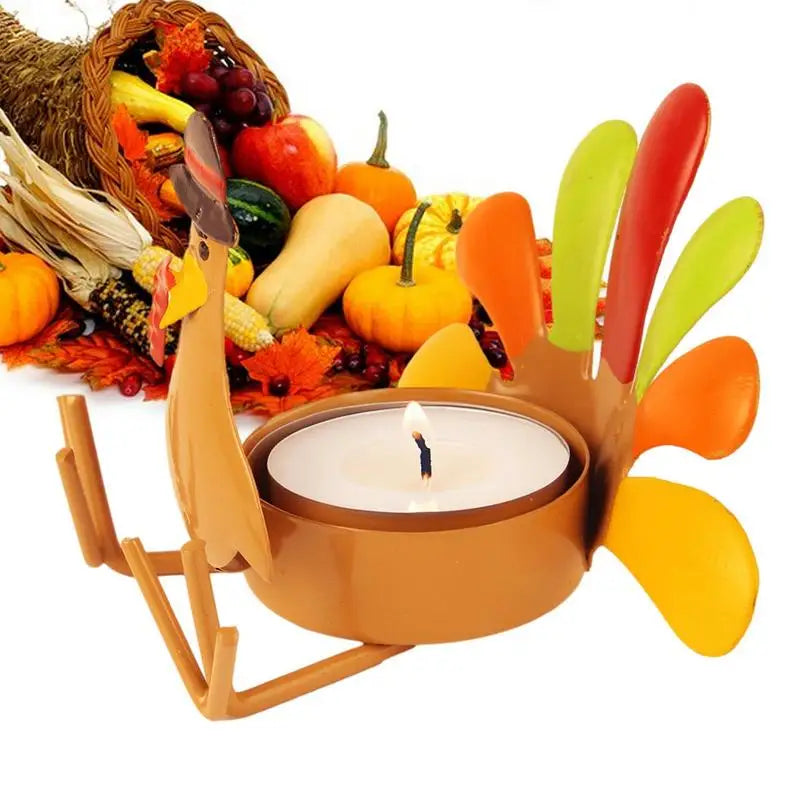 Turkey Tea Light Candle Holder