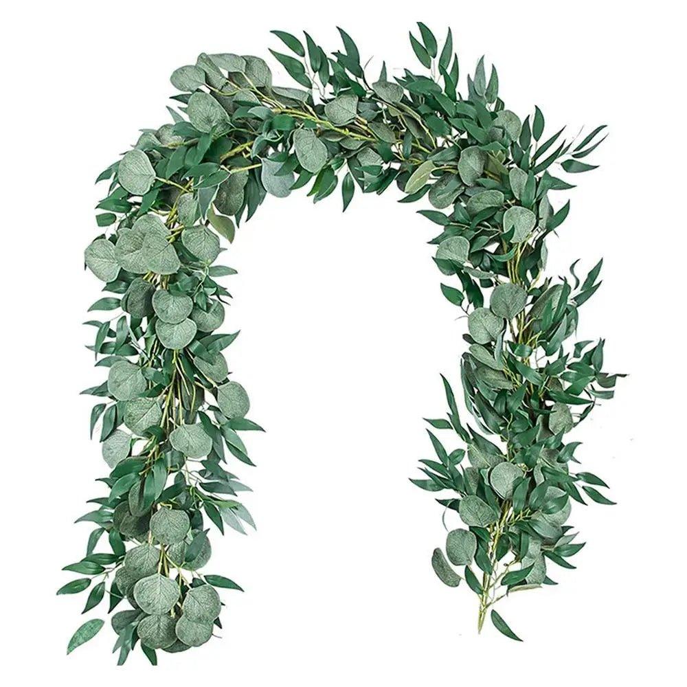 Artificial Eucalyptus Garland Leaves - Christmas Trees USA