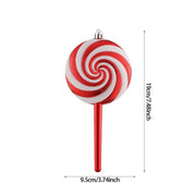 Christmas Big Lollipop Candy Cane Pendant Hanging - Christmas Trees USA