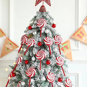 Christmas Big Lollipop Candy Cane Pendant Hanging - Christmas Trees USA