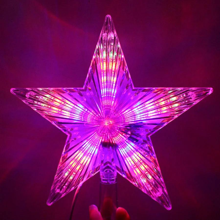 Christmas Tree Five-pointed Star LED Lights