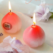 Artificial Romantic Peach Candles - Christmas Trees USA