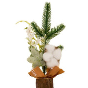 Artificial Plastic Plant Ornaments Mini Christmas Tree - Christmas Trees USA