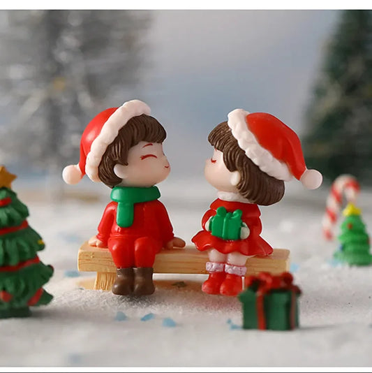 Merry Christmas Couple Decorations Ornaments