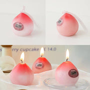 Artificial Romantic Peach Candles - Christmas Trees USA