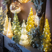 Christmas Tree Glass Night Light for Home Xmas