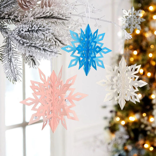 Hollow Snowflake Hanging Ornaments
