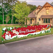Christmas Outdoor Banner Merry Christmas Decorations