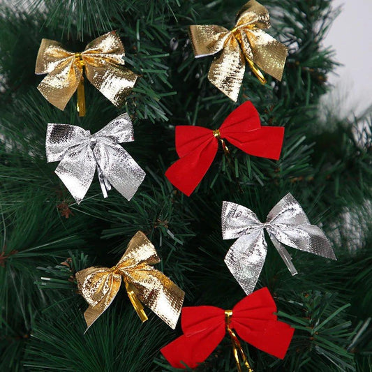 Butterfly Bow Hanging Christmas Decoration - Christmas Trees USA