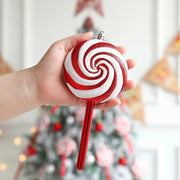 Christmas Big Lollipop Candy Cane Pendant Hanging - Christmas Trees USA