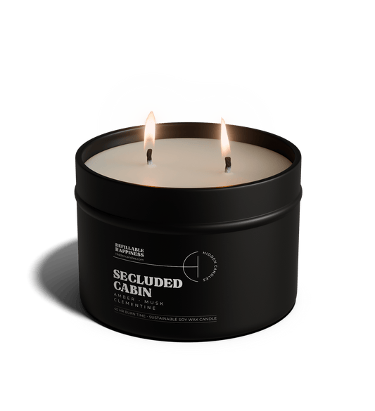 Secluded Cabin Candle 10.6 oz - Bergamot, Cedarwood & Smoked Amber