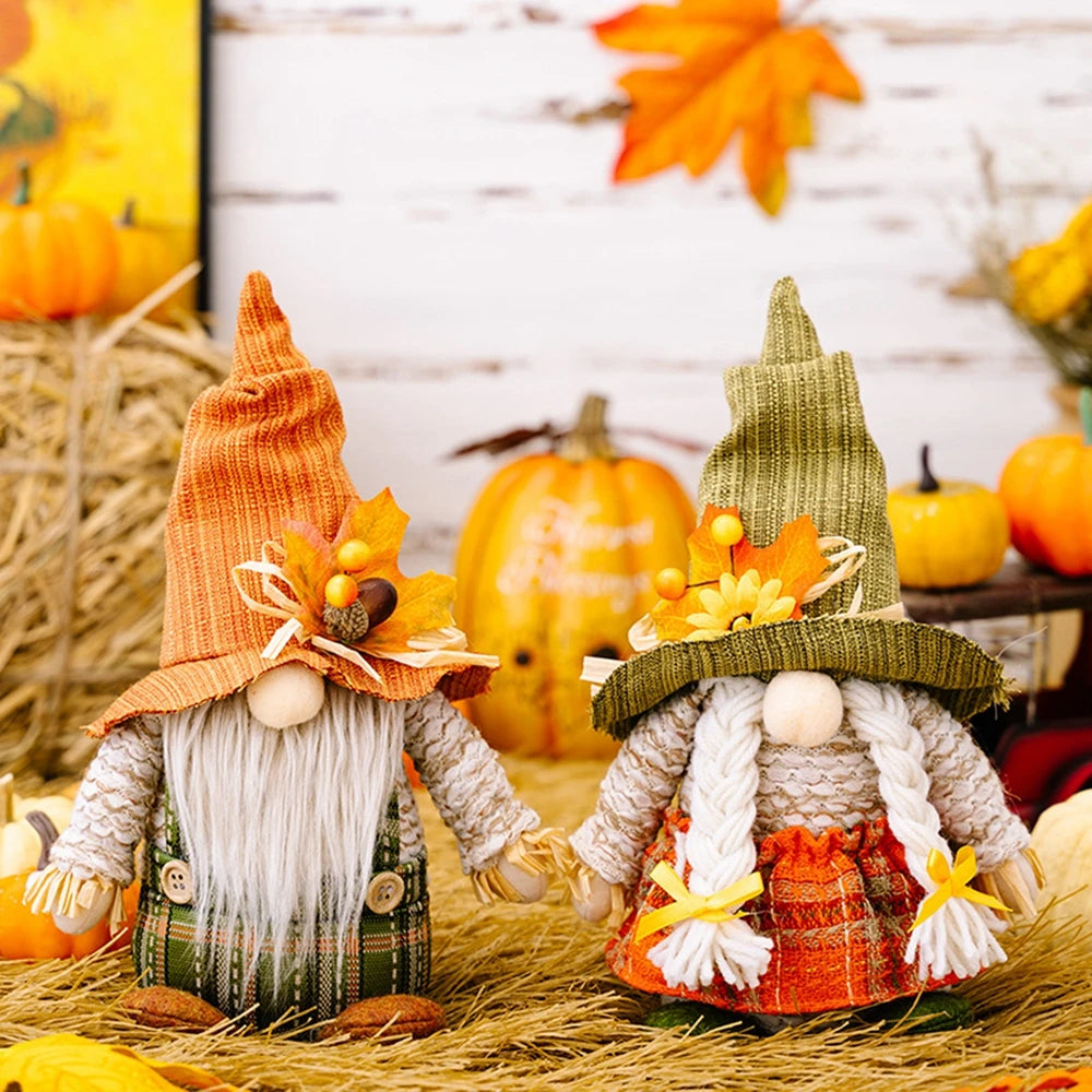Thanksgiving Day Gnome Gift Christmas Decor Fall Ornaments Home Decorations