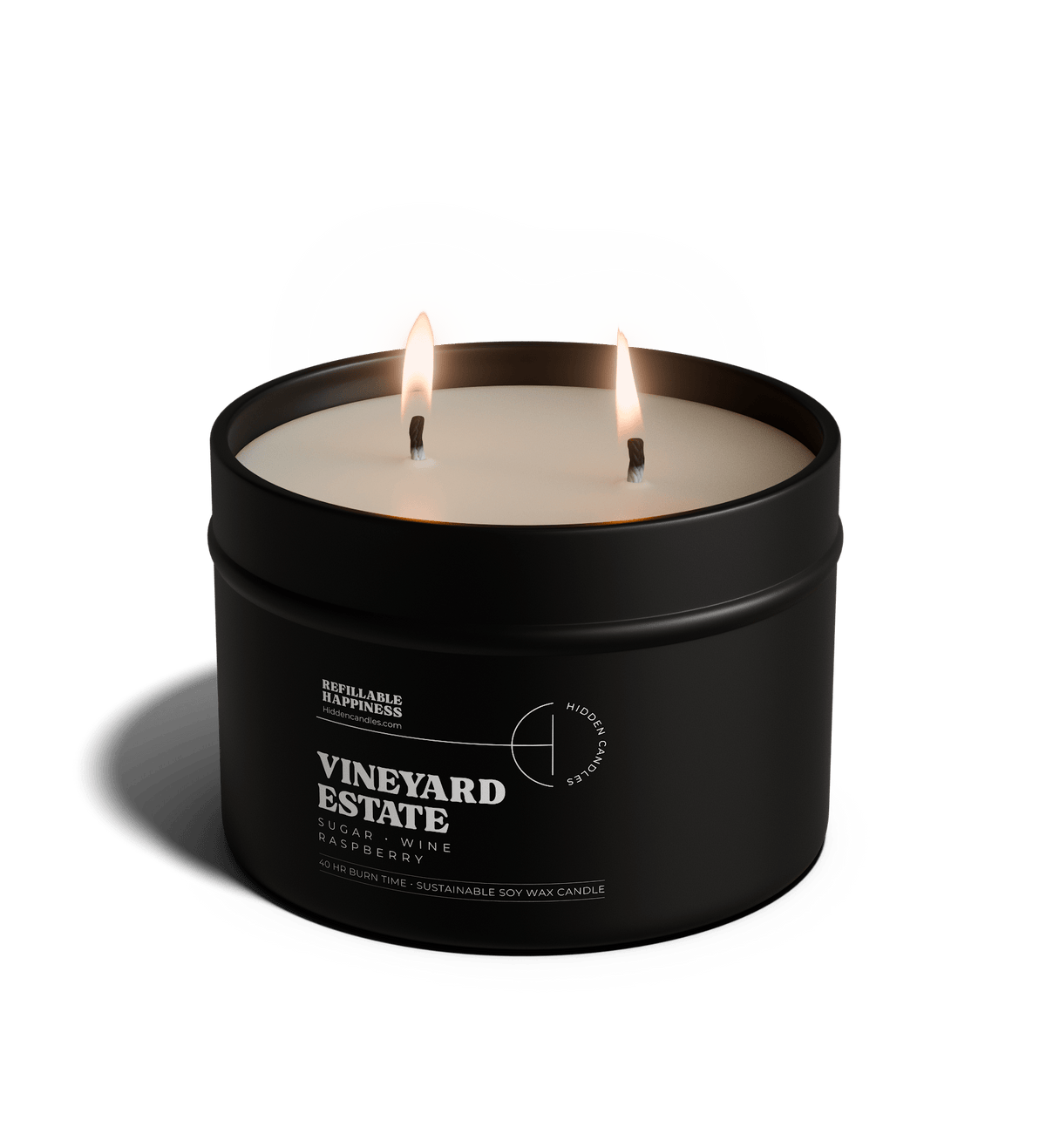 Vineyard Estate Candle 10.6 oz – Red Wine, Raspberry & Vanilla Sugar