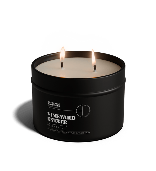 Vineyard Estate Candle 10.6 oz - Red Wine, Raspberry & Vanilla Sugar
