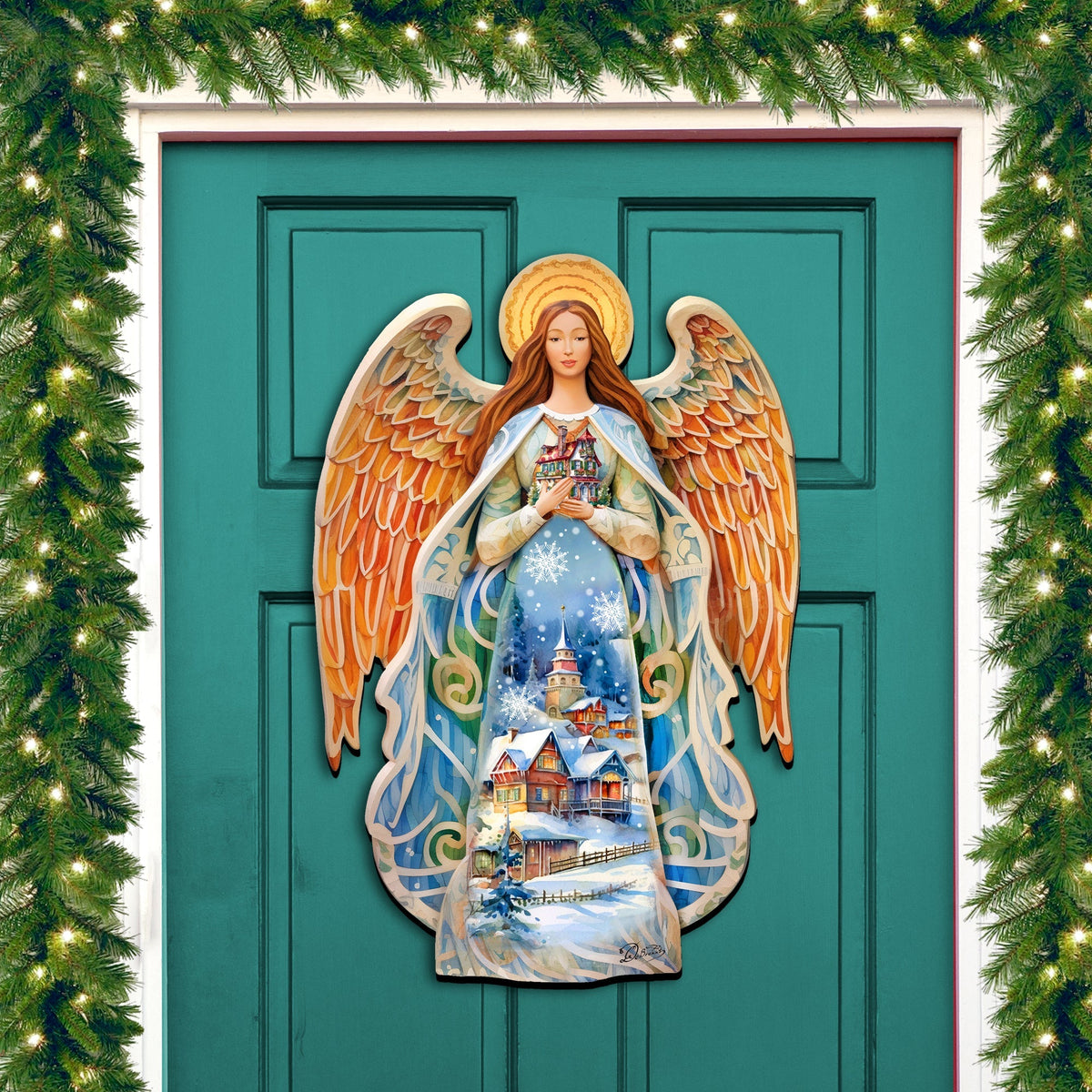 Blessing Home Angel Holiday Door Decor