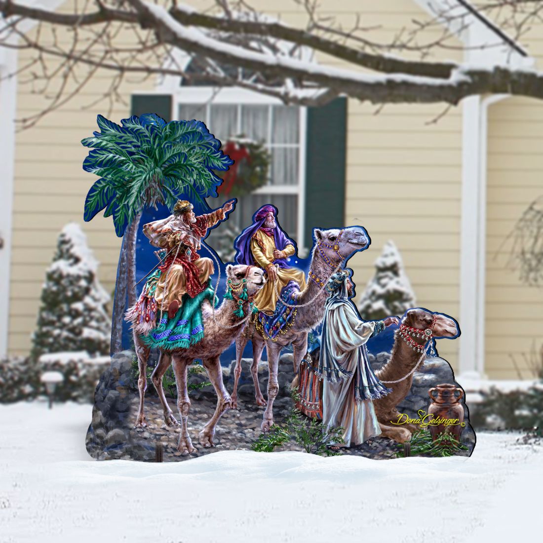 The Magic of Three Kings Nativity Outdoor Decor