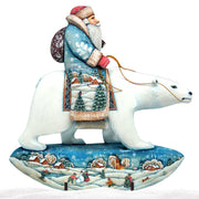 Polar Bear Santa Christmas Outdoor Scene