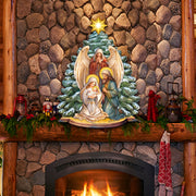 Holy Family Nativity Holiday Door Decor