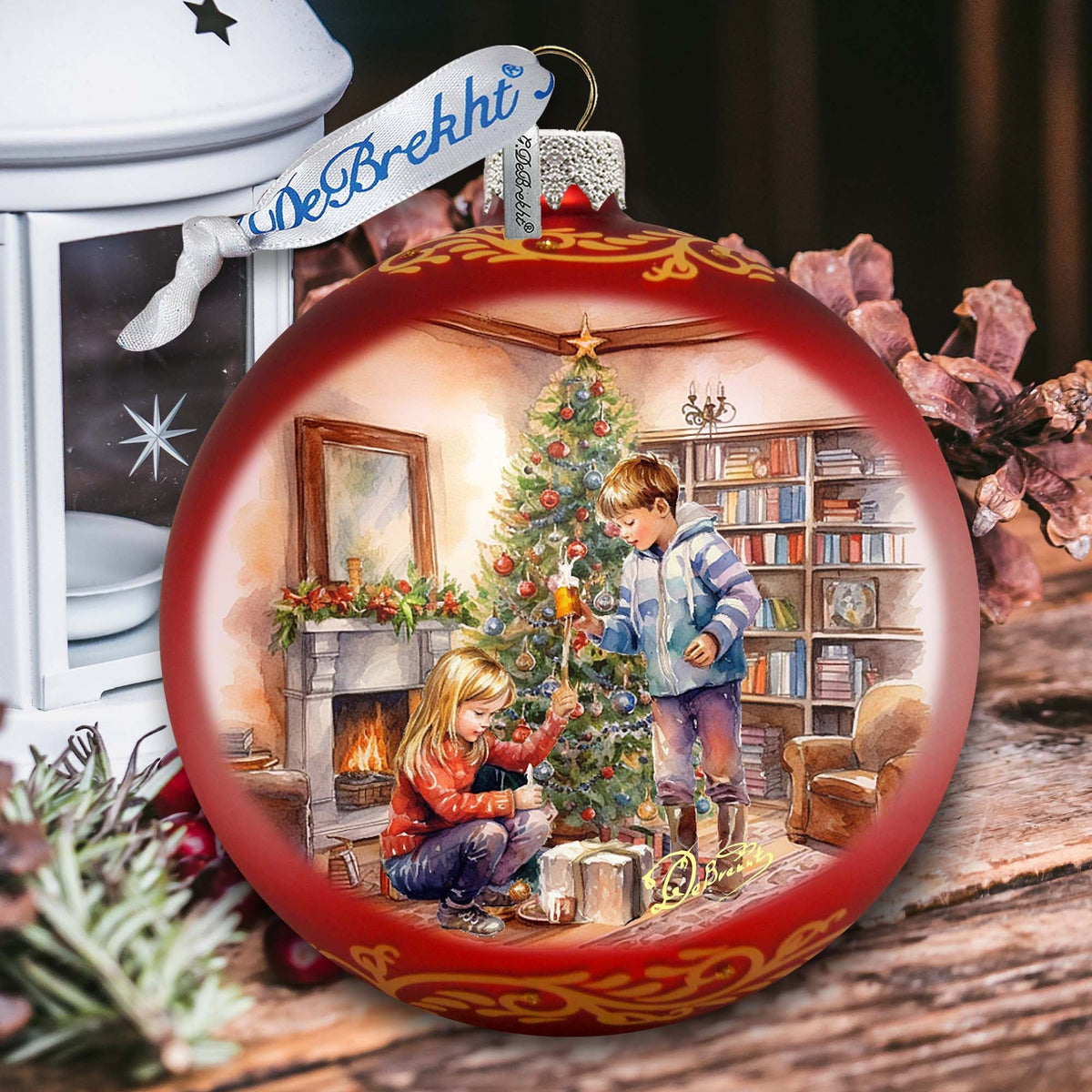 Cherished Moments Large Glass Ornament