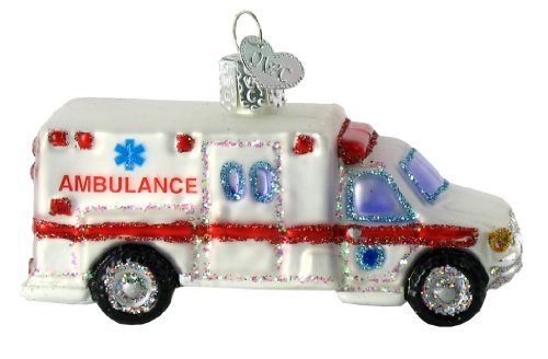 Old World Christmas Ambulance