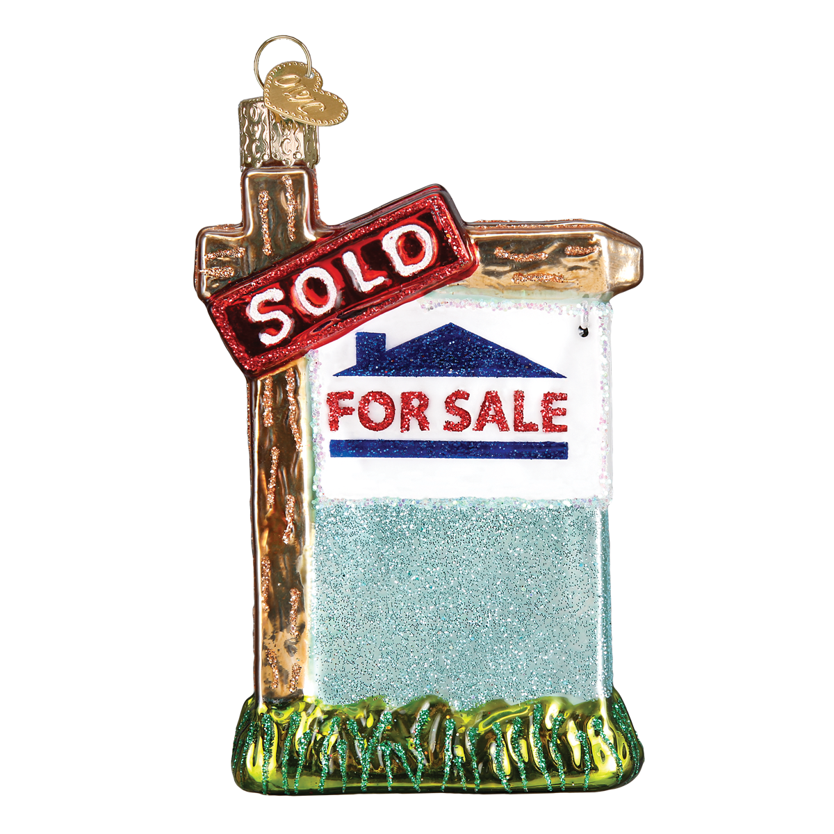 Old World Christmas Realty Sign