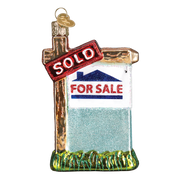 Old World Christmas Realty Sign