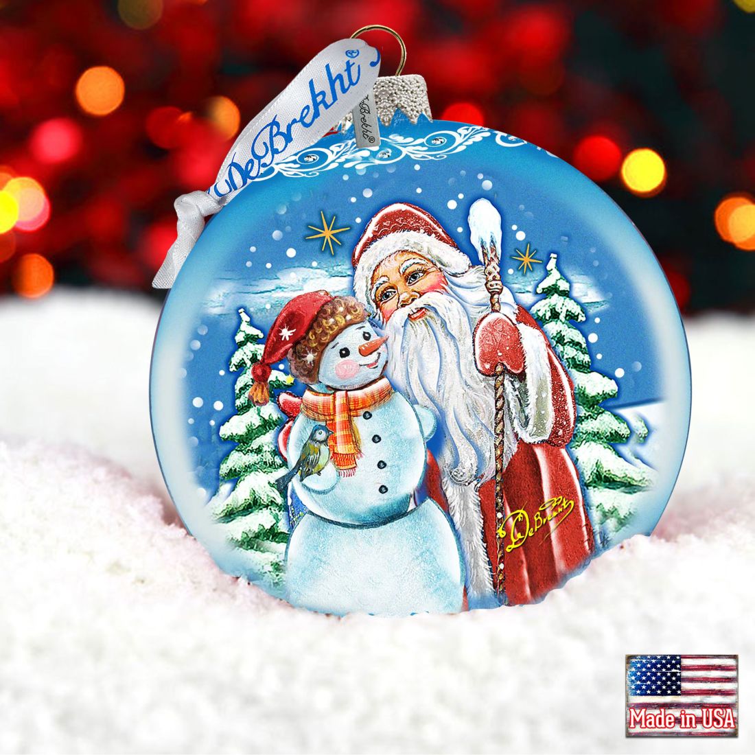 Christmas Workshop Glass Ornament Limited Edition