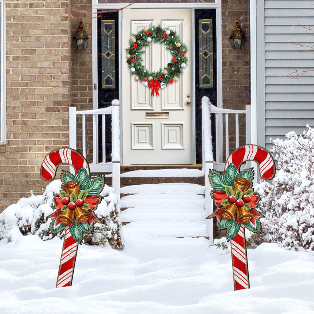 Christmas Candy Cane Holiday Outdoor Decor