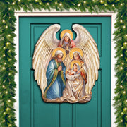Nativity with Angel Holiday Door Decor