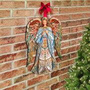 Elegant Angel of Hope Holiday Door Decor by G. Debrekht - Nativity Holiday Decor - 8611073H