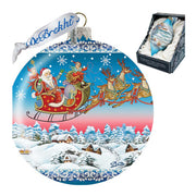 Up-Up Away Ball Glass Ornament Limited Edition