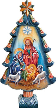 Nativity Tree Christmas Figurine by G. DeBrekht - Christmas Decor - 588041L
