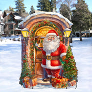 Knocking the Door Santa Outdoor Decor