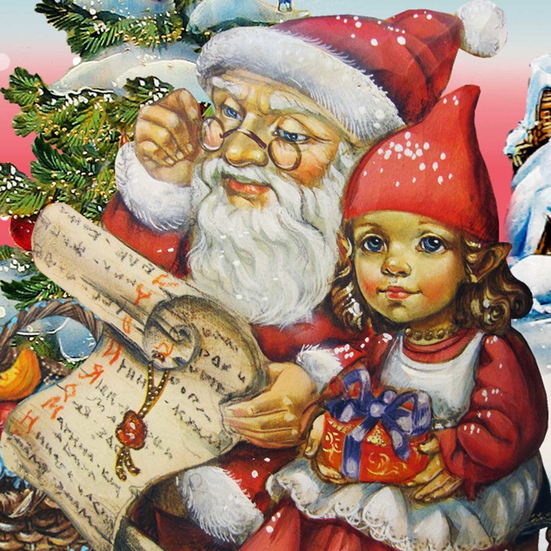 Christmas Angel Christmas Figurine by G. DeBrekht - Nativity Holiday Decor - 552711