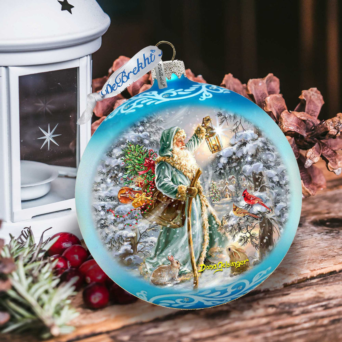 Saint Nicholas Glass Ornament Limited Edition