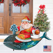 Whale Tail Christmas Outdoor Decor