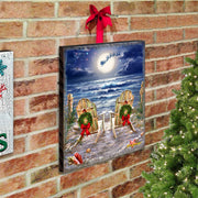 Moonlight Christmas Wall Art by D. Gelsinger - Christmas Decor - 95683B-DG